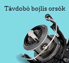 Távdobó bojlis orsók